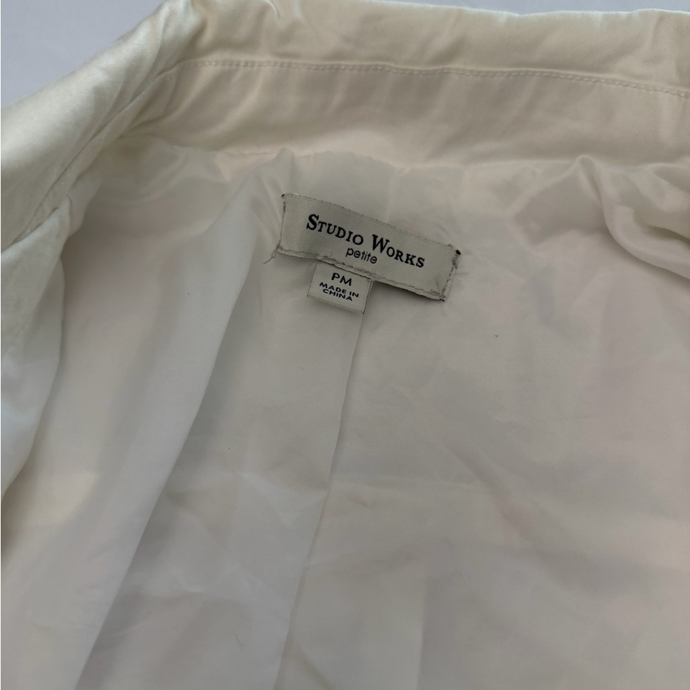 Studio Works Cream Utility Jacket - Picture 3 of 7